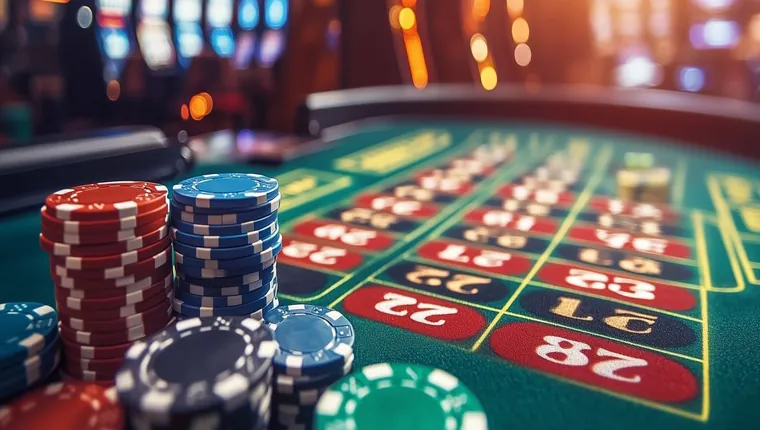 Smartphone displaying a mobile casino interface with a download button